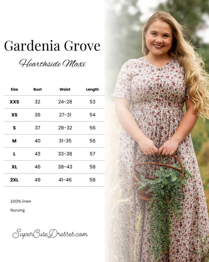 Gardenia Grove ~ Hearthside Maxi