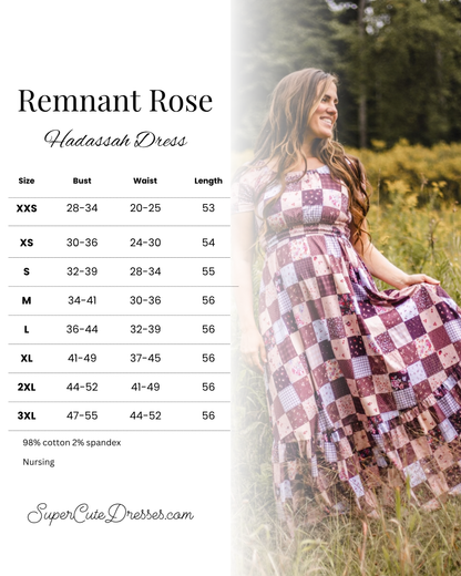 Remnant Rose ~ Hadassah Dress