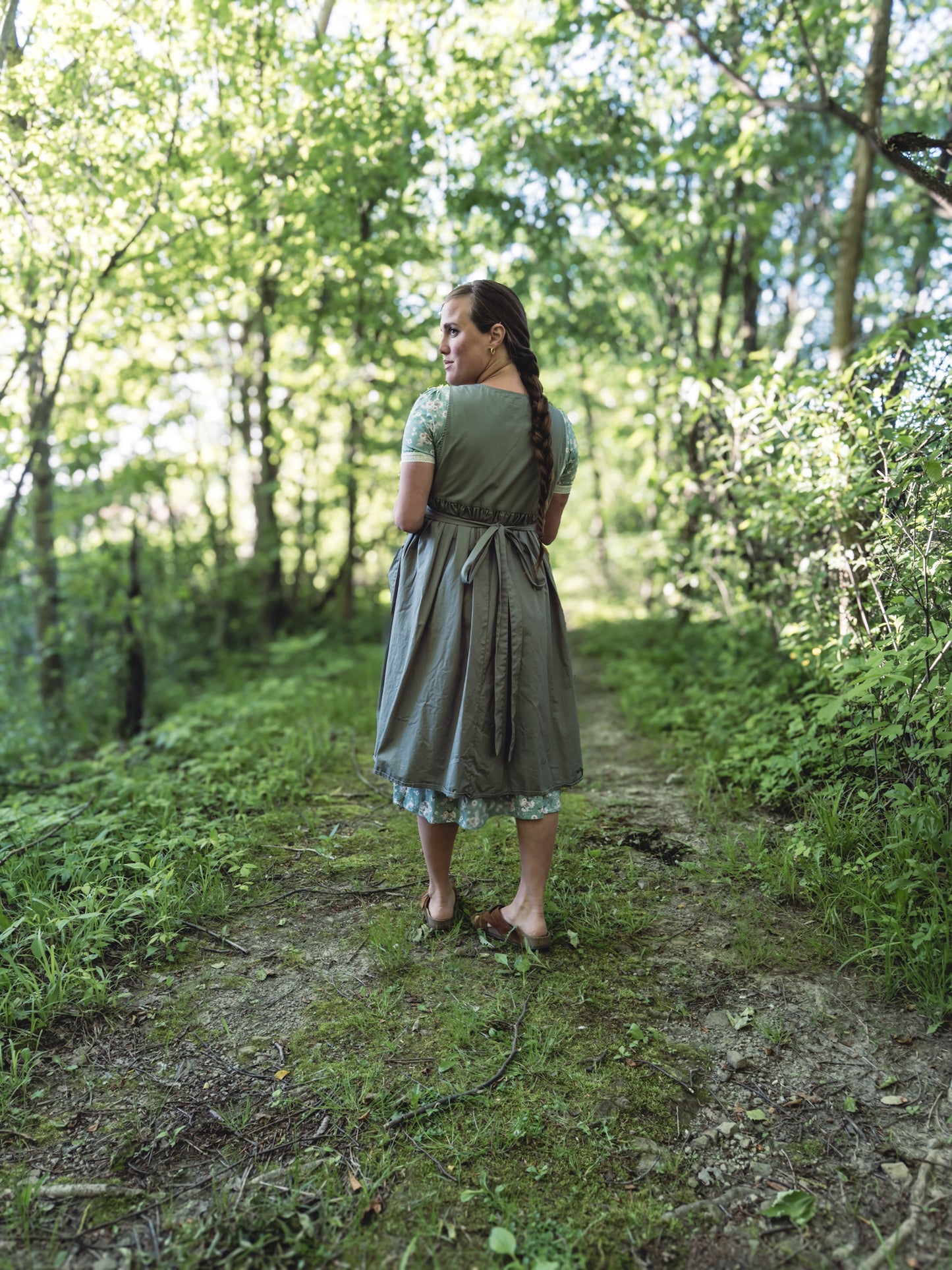 Olivewood ~ Pinafore Apron