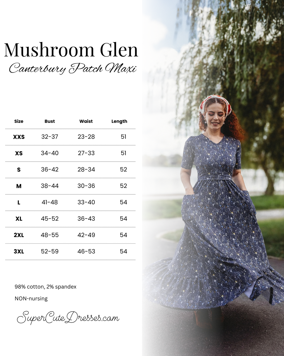 Mushroom Glen ~ Canterbury Patch Maxi