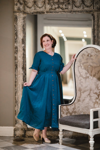 Timeless Teal ~ Hearthside Dress