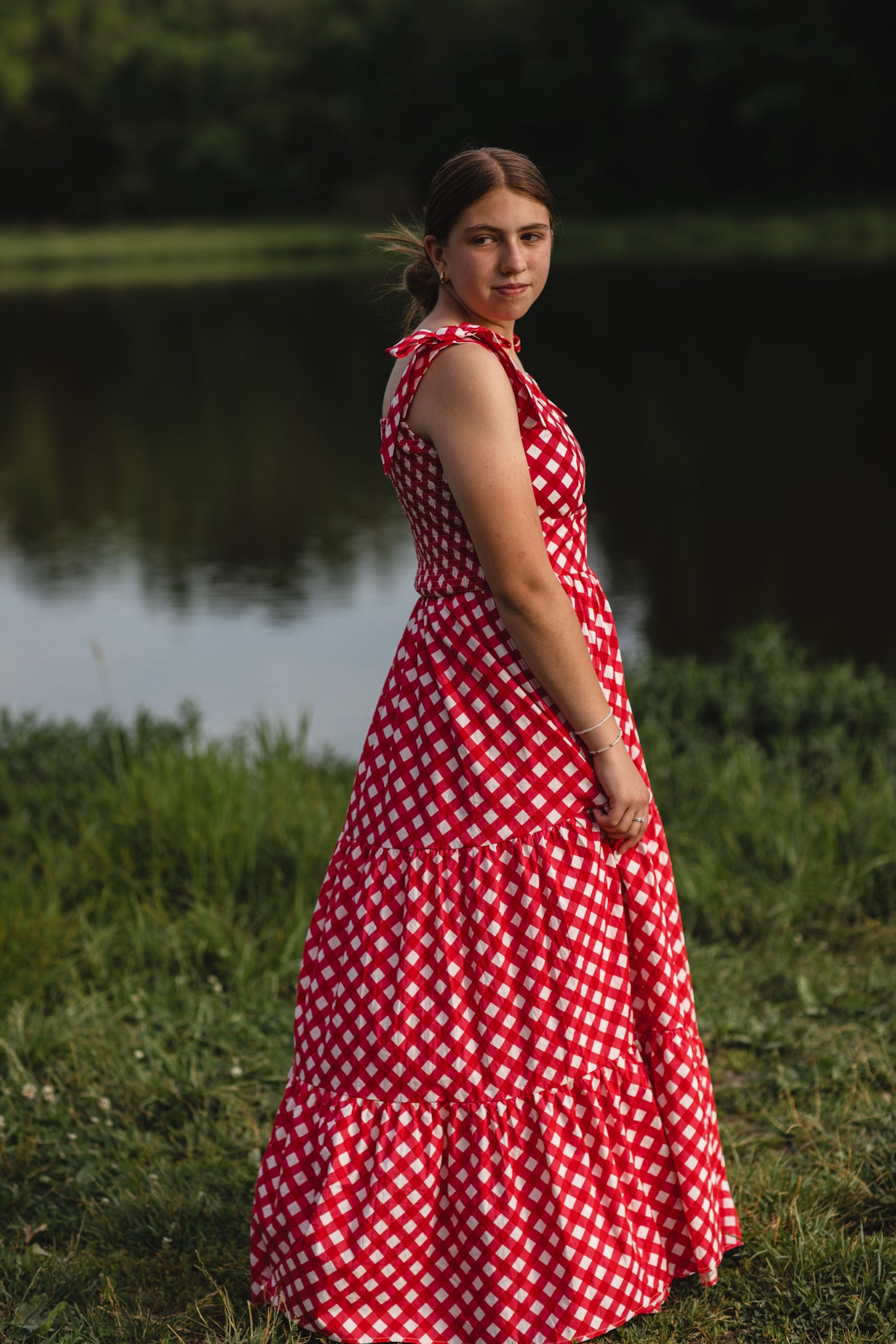 Grenadine Gingham ~ Lenora Dress