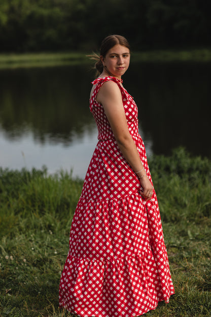 Grenadine Gingham ~ Lenora Dress