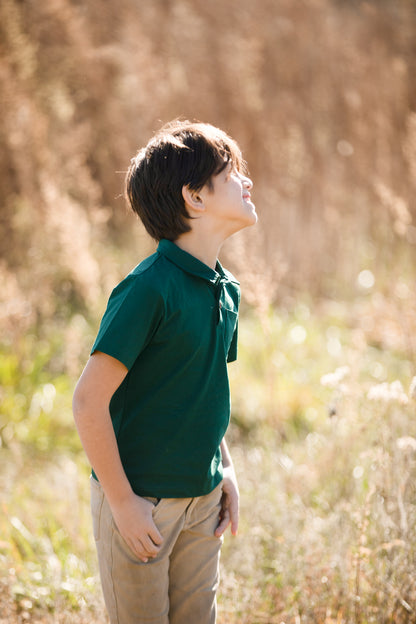 Emerald ~ Boy’s Perseverance Polo