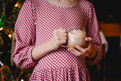Cranberry Gingham ~ Novella Dress