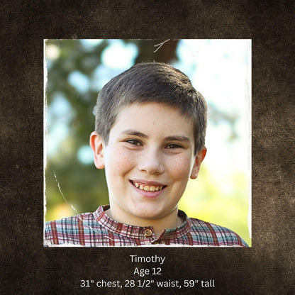 Cranberry Gingham ~ Boy’s Lionheart Henley