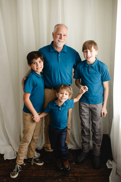 Timeless Teal ~ Men’s Perseverance Polo