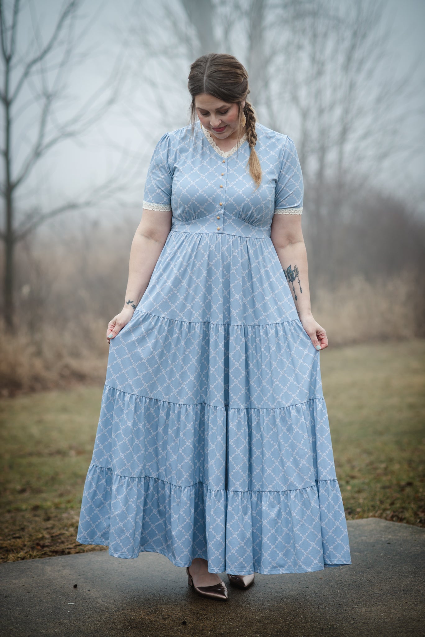 Tranquil Trellis ~ Keepsake Dress