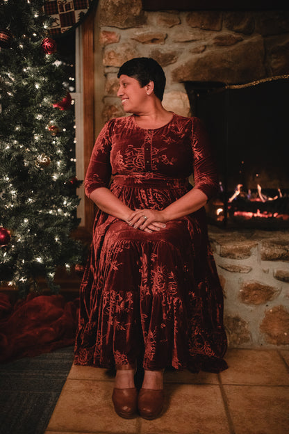 Cinnamon Rose ~ Hinterland Maxi