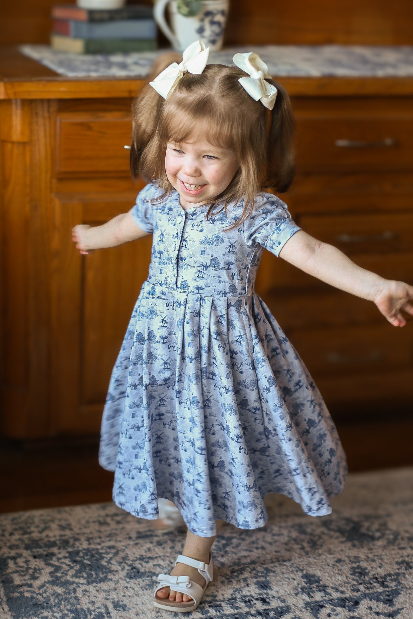 Bluebell Pastures ~ Mini Meadowcourt Dress