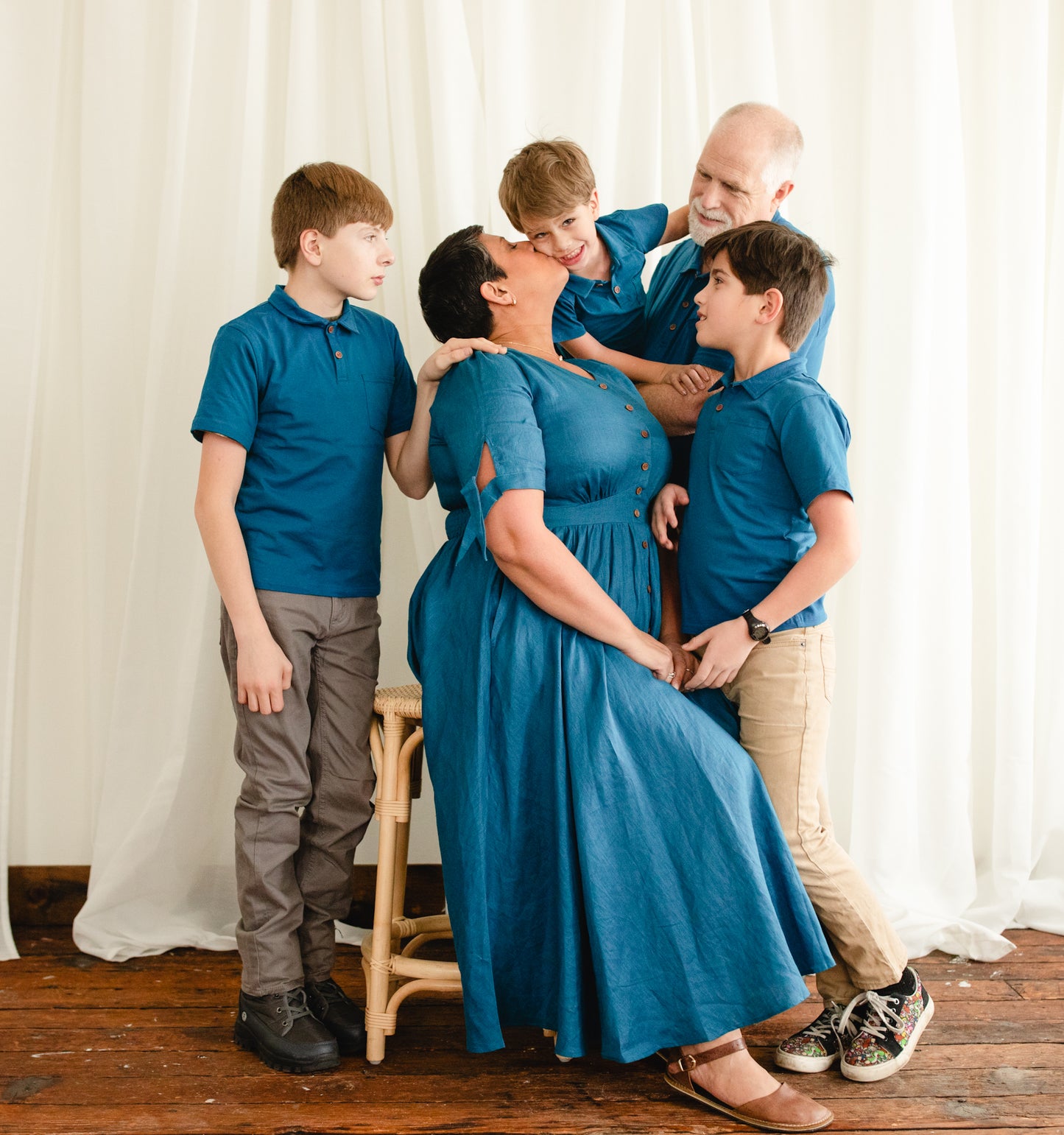 Timeless Teal ~ Hearthside Dress