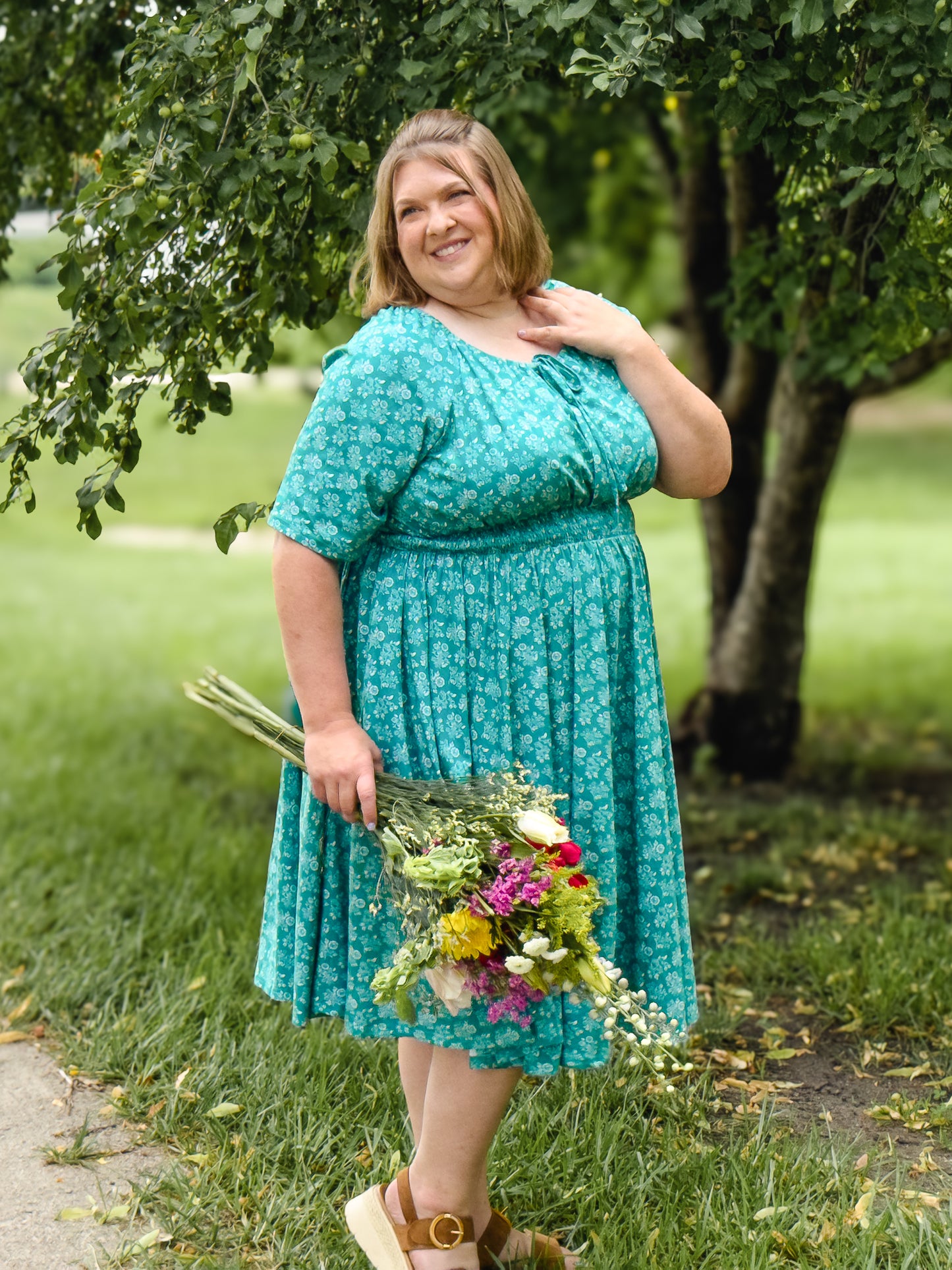 Fern River ~ Folklore Dress