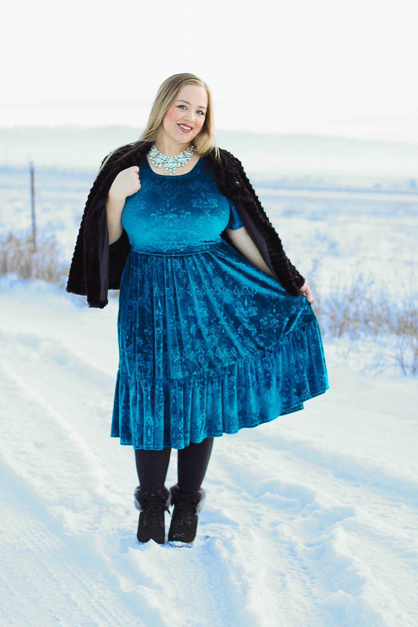 Silent Night ~ Limited Edition Midi Dress