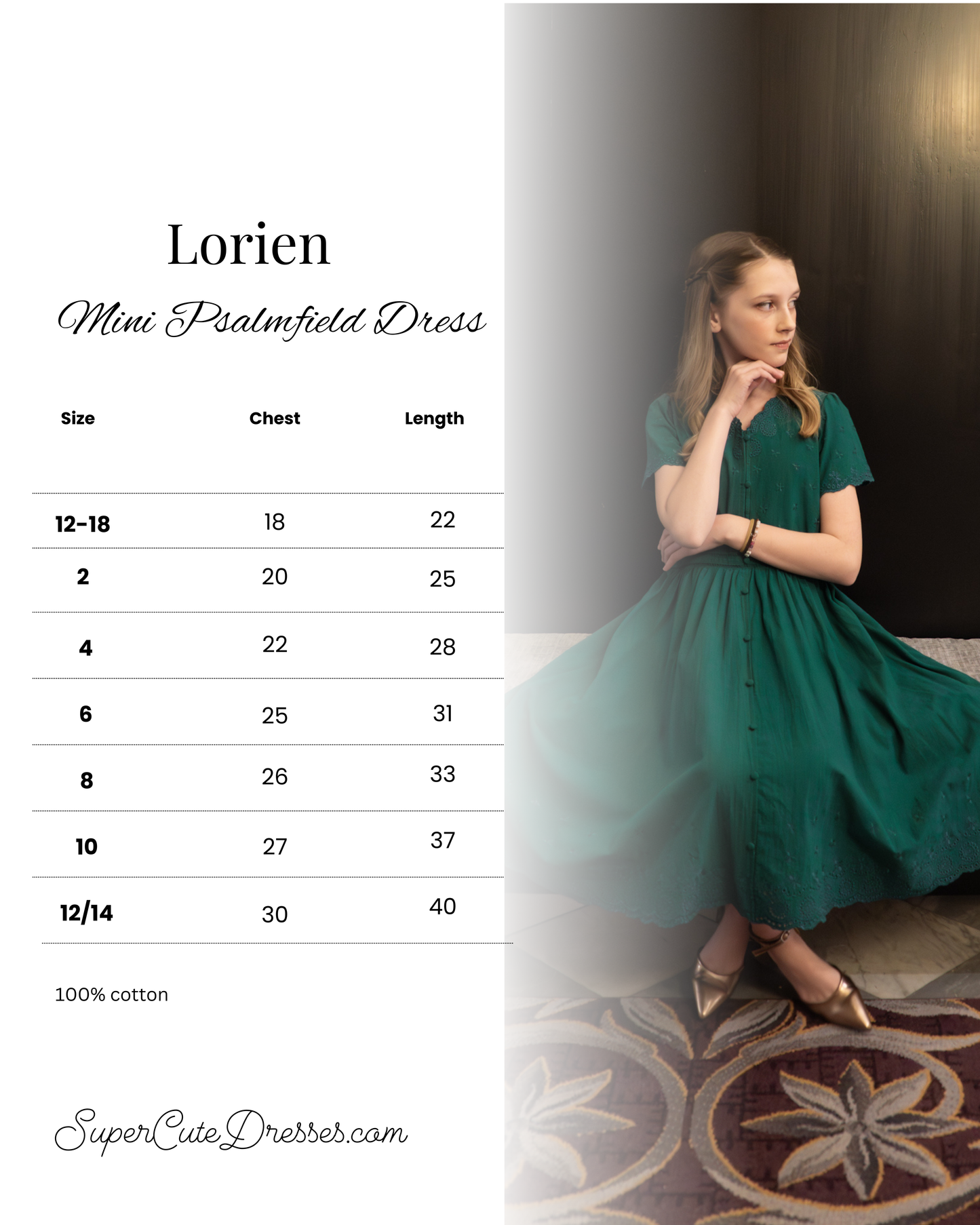 Lorien ~ Mini Psalmfield Dress
