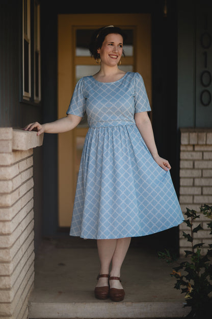 Tranquil Trellis ~ Etta Dress