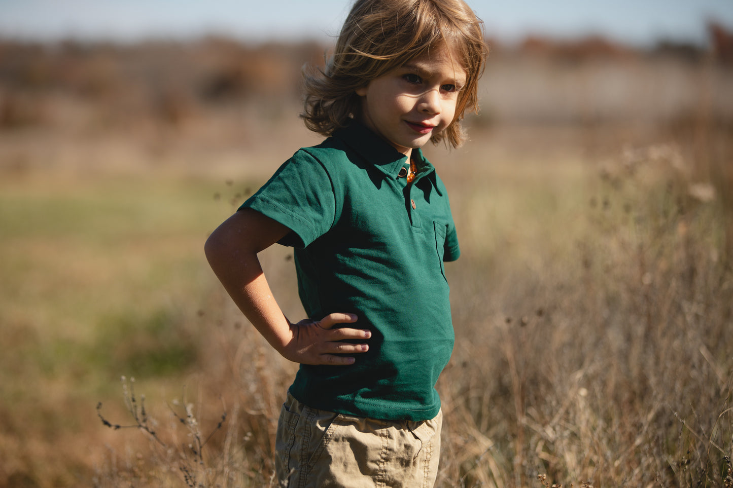 Emerald ~ Boy’s Perseverance Polo