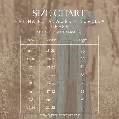 Patina Petalwork ~ Novella Dress