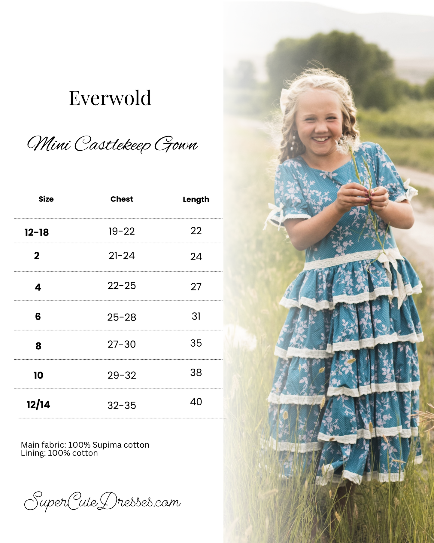 Everwold ~ Mini Castlekeep Gown