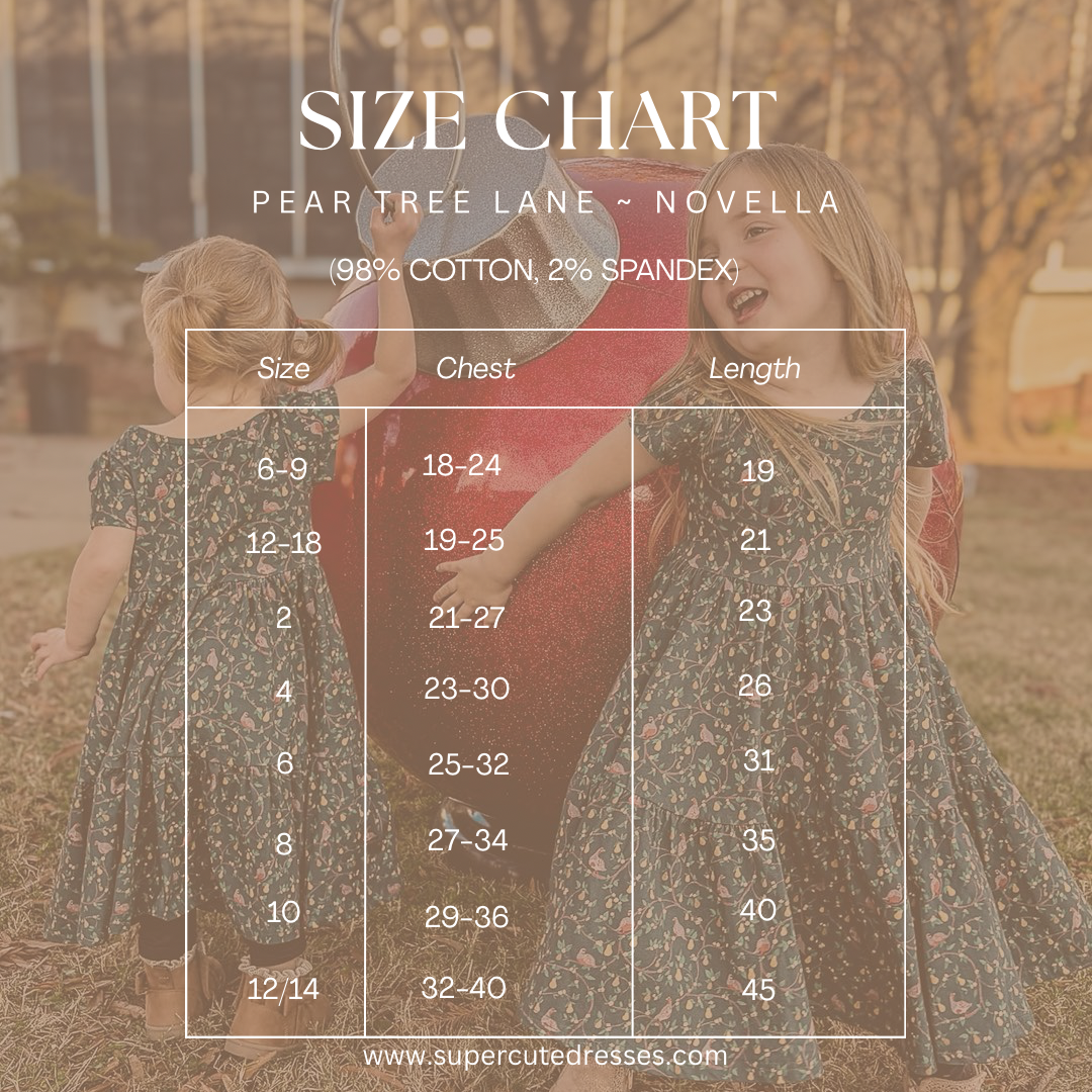 Pear Tree Lane ~ Novella Dress