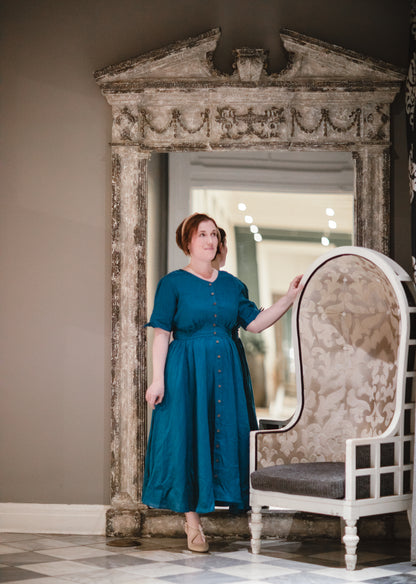 Timeless Teal ~ Hearthside Dress