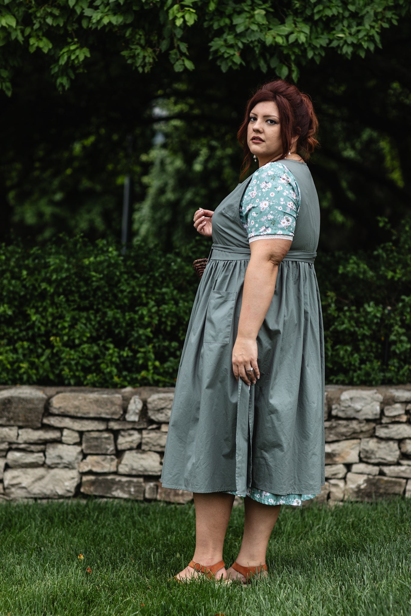 Olivewood ~ Pinafore Apron