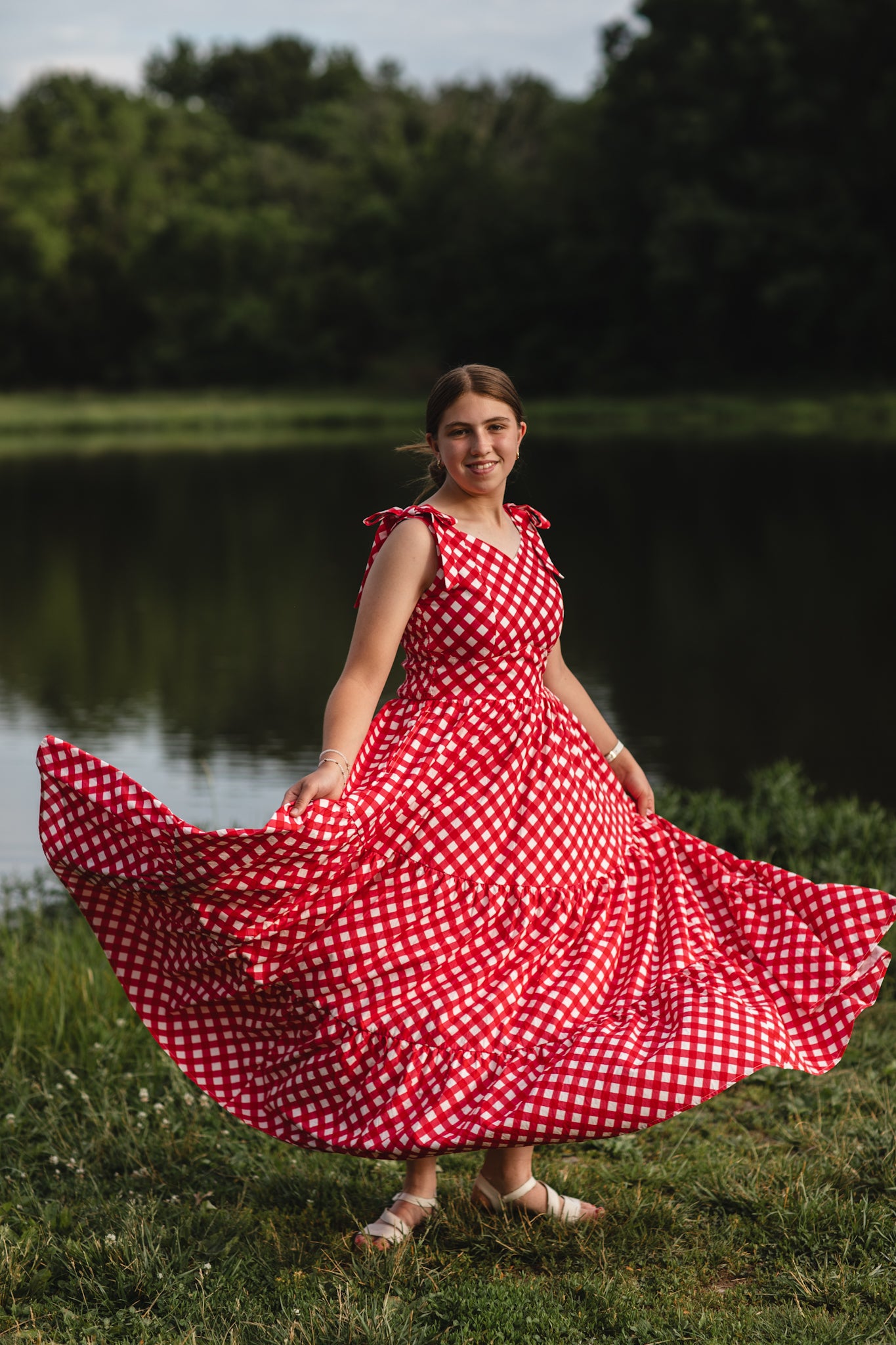Grenadine Gingham ~ Lenora Dress