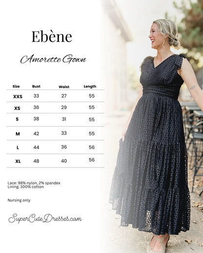 Ebéne ~ Amorette Gown