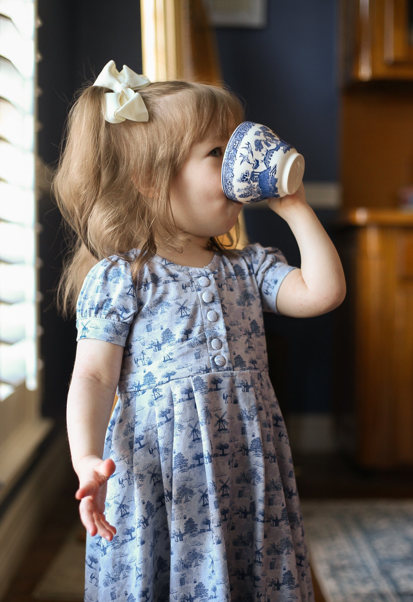 Bluebell Pastures ~ Mini Meadowcourt Dress