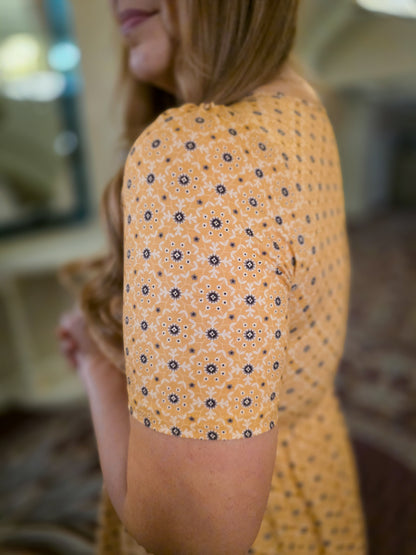 Citron Sunbeam ~ Canterbury Dress