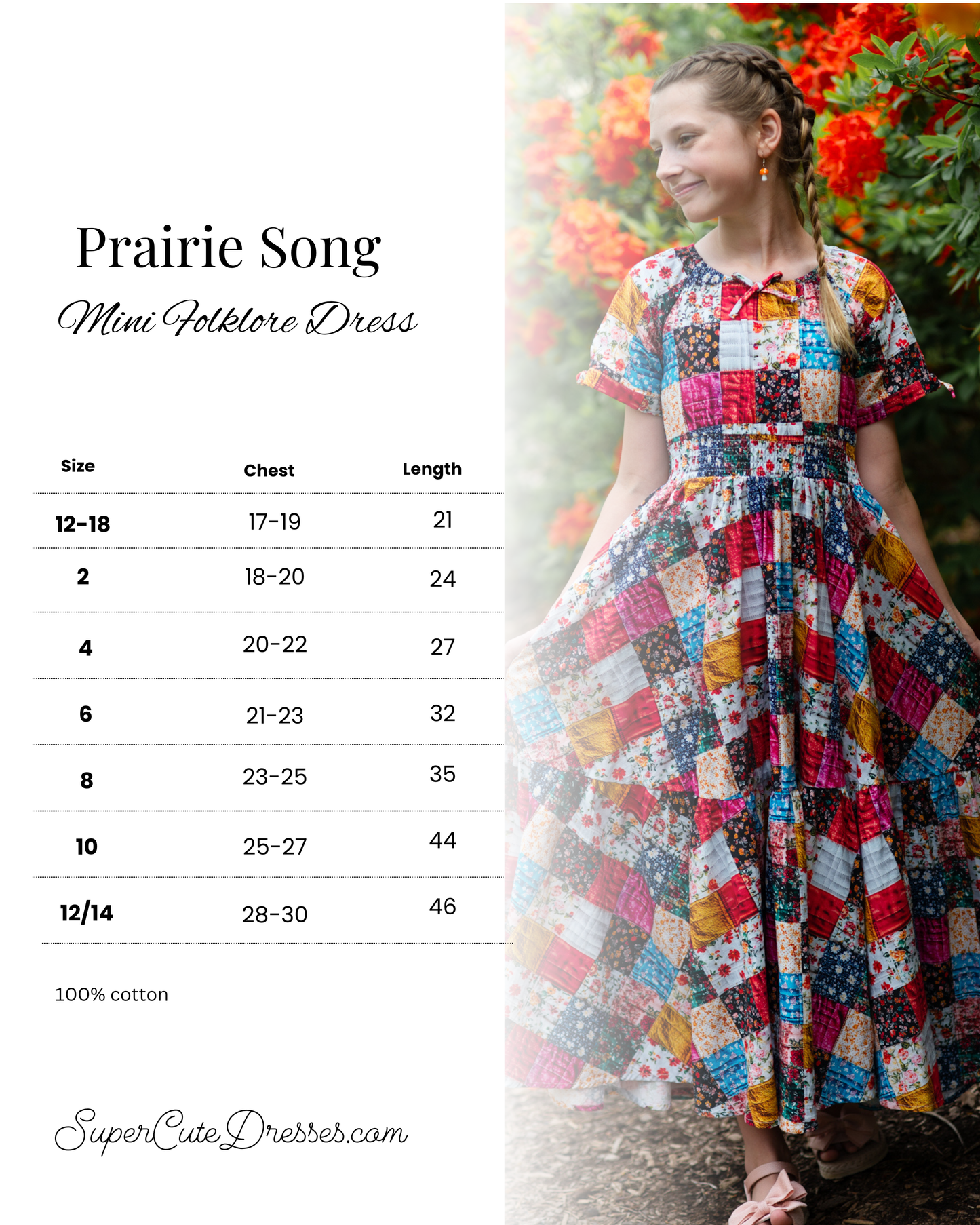 Prairie Song ~ Mini Folklore Dress