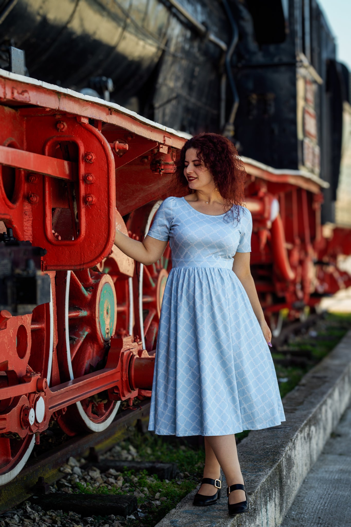 Tranquil Trellis ~ Etta Dress