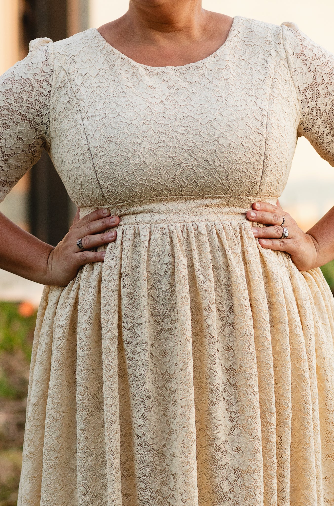 Alabaster ~ Everine Dress