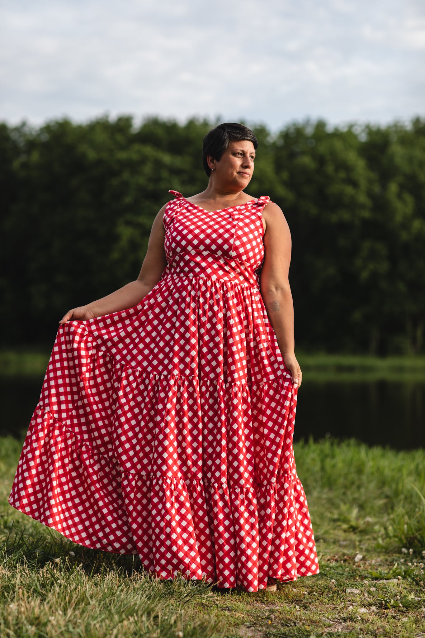 Grenadine Gingham ~ Lenora Dress