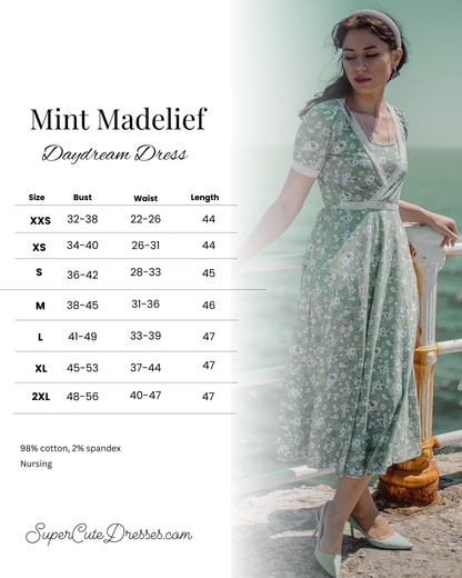 Mint Madelief ~ Daydream Dress
