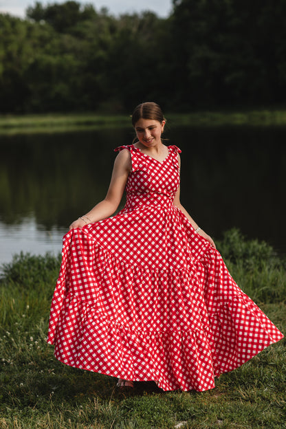 Grenadine Gingham ~ Lenora Dress