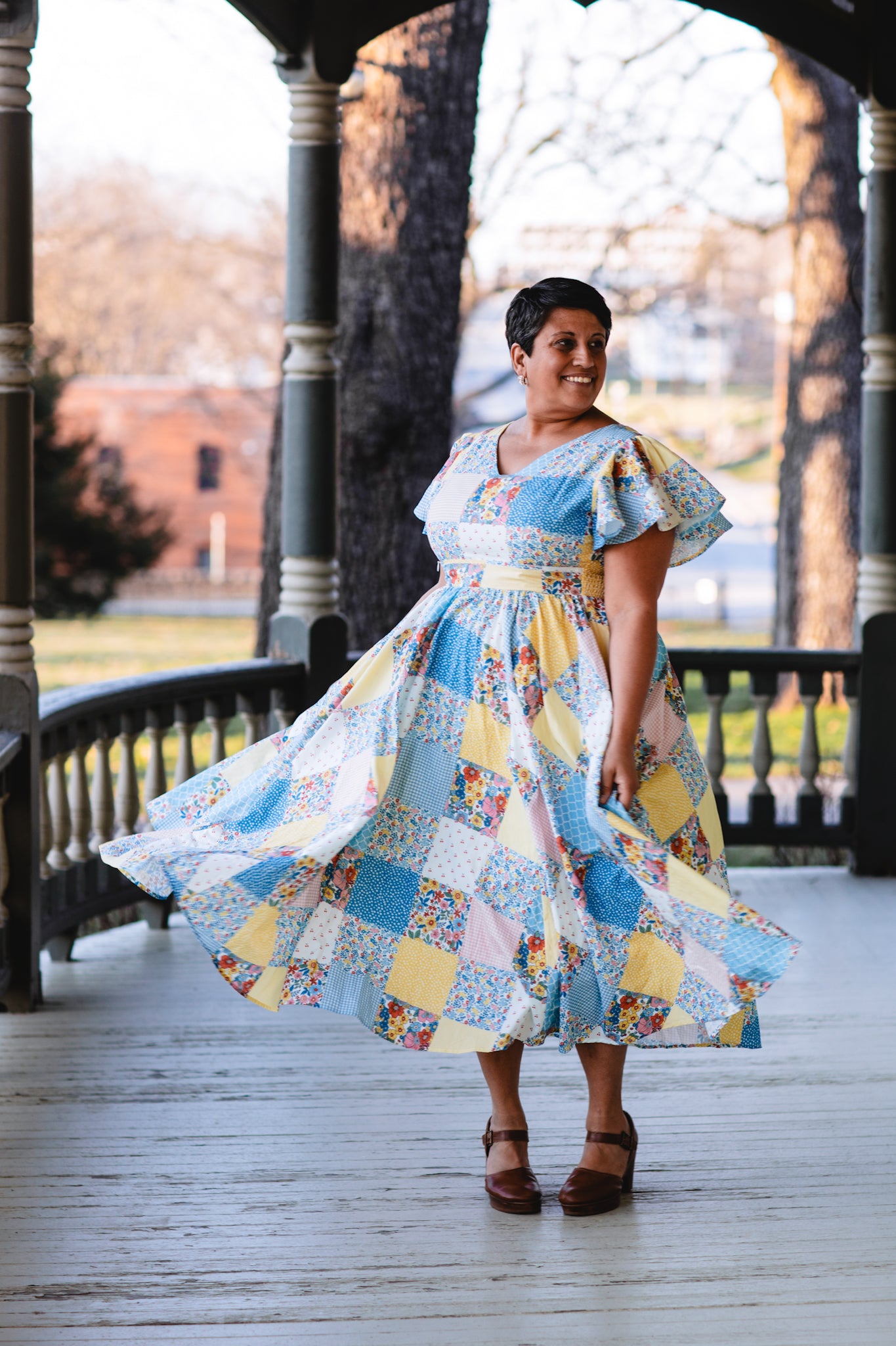 Cottage Calico ~ Lenora Midi