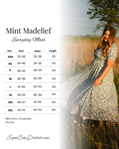 Mint Madelief ~ Everyday Maxi