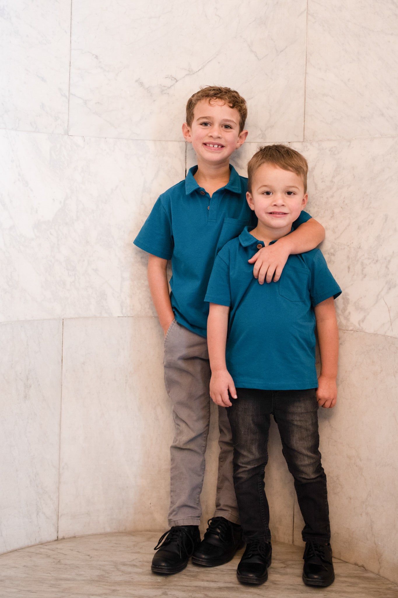 Timeless Teal ~ Boy’s Perseverance Polo