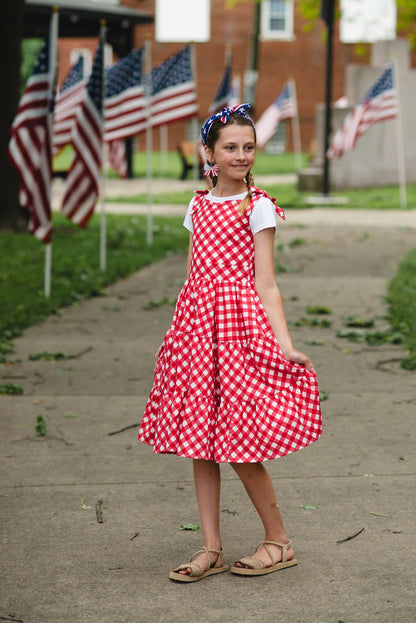 Grenadine Gingham ~ Mini Lenora Dress