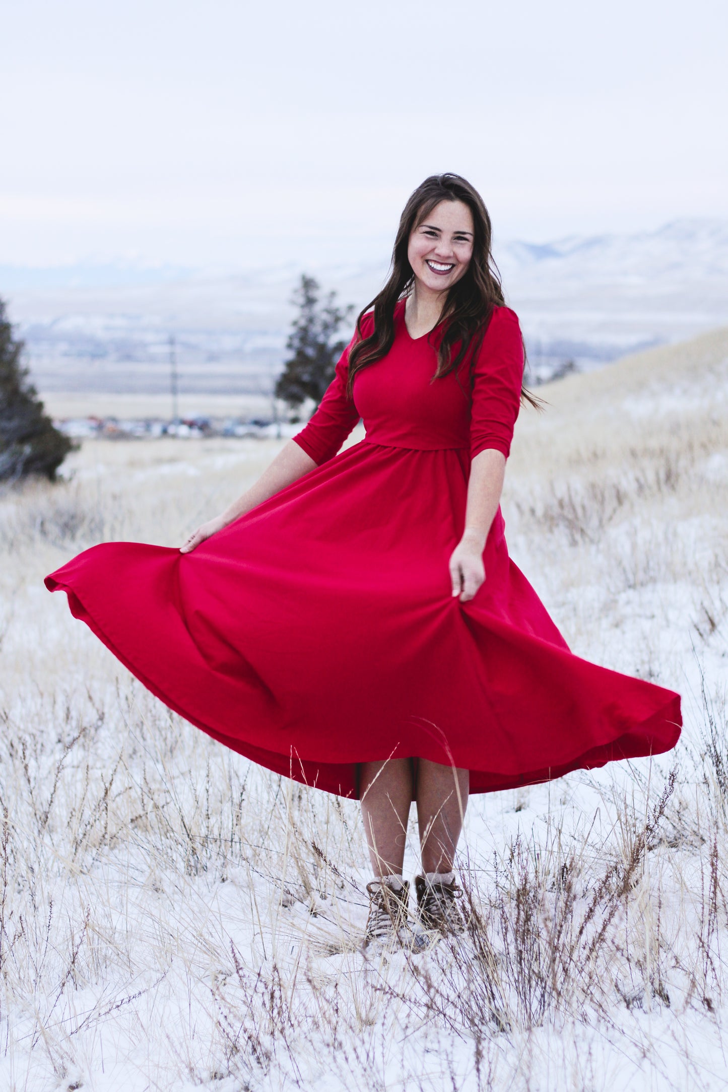 Cardinal ~ Faye Dress