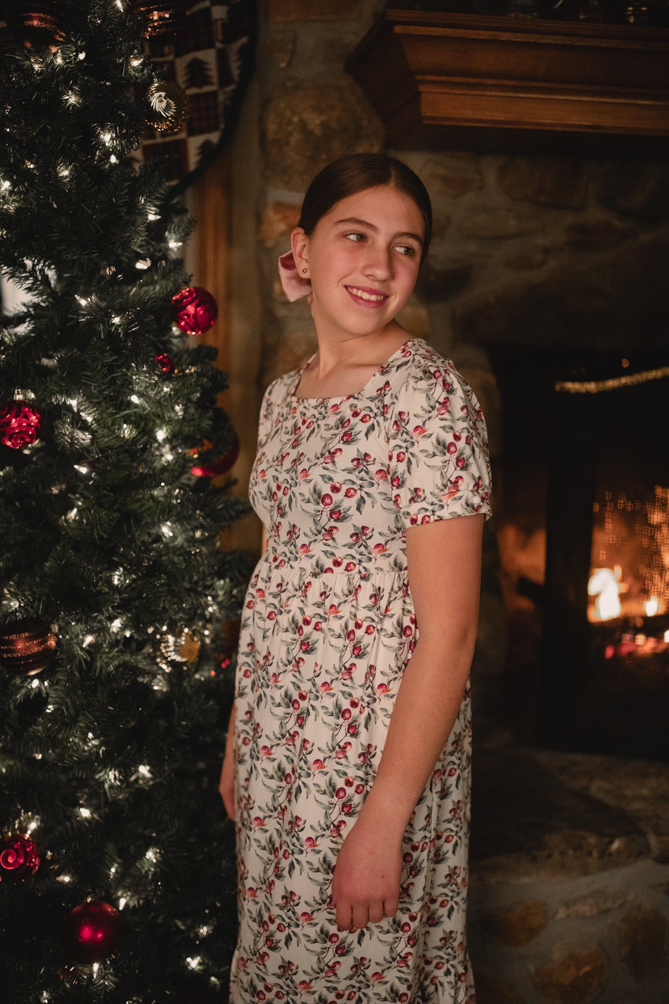 Antique Apples ~ Mini Windermere Dress