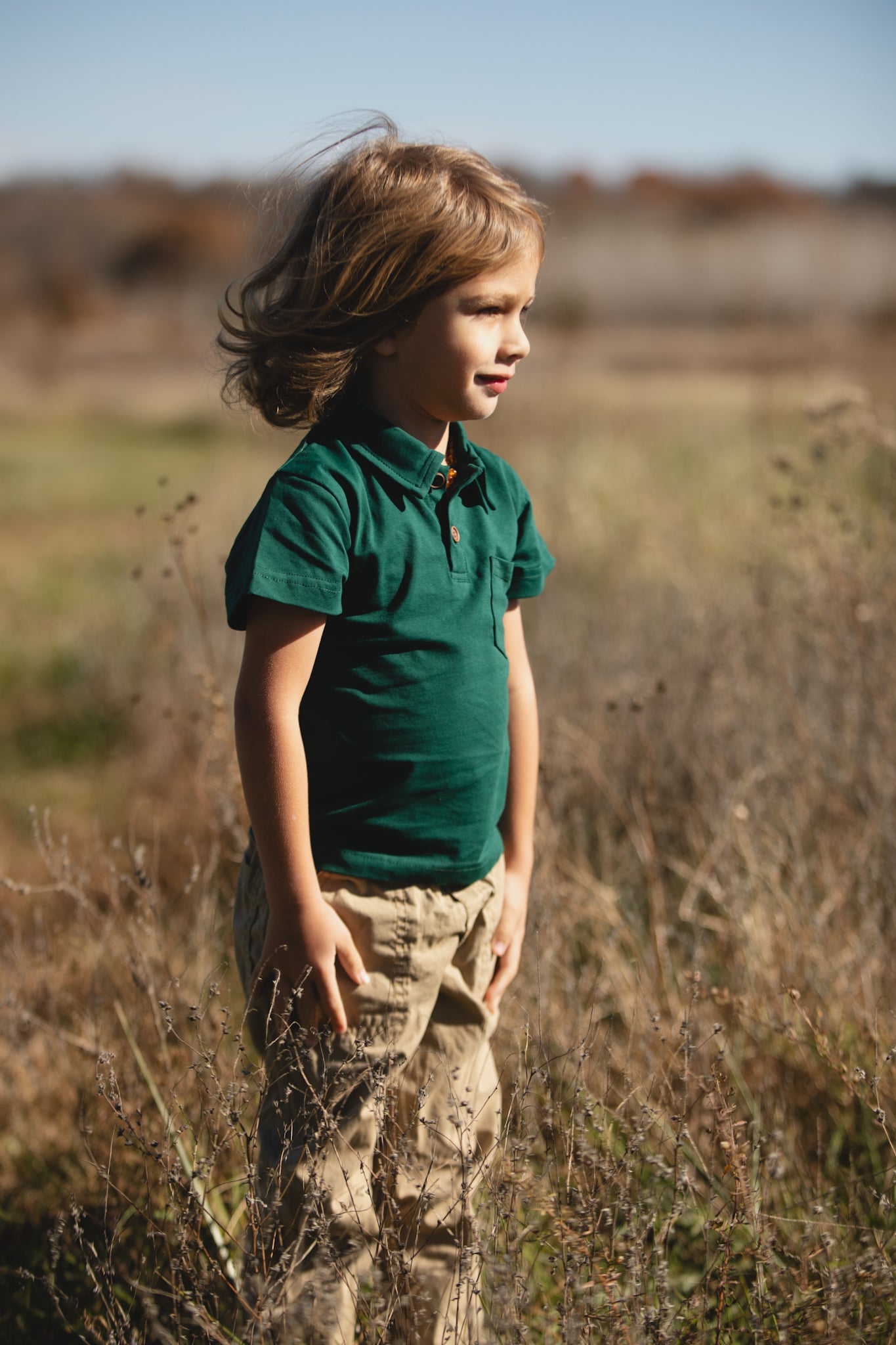 Emerald ~ Boy’s Perseverance Polo