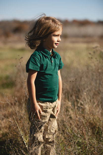 Emerald ~ Boy’s Perseverance Polo