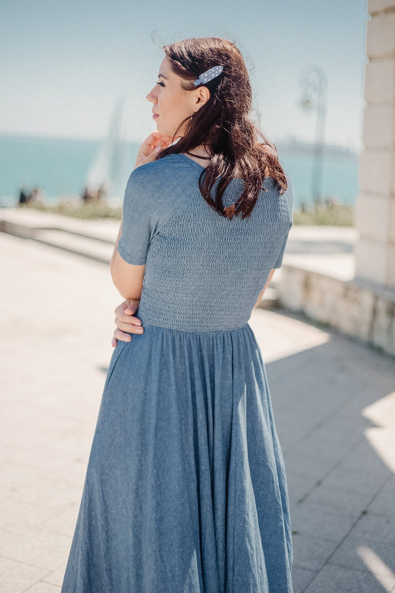 Shenandoah Chambray ~ Folklore Maxi