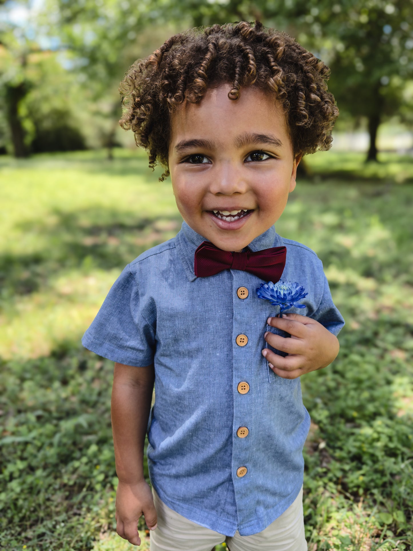 Shenandoah Chambray ~ Brave Button-up