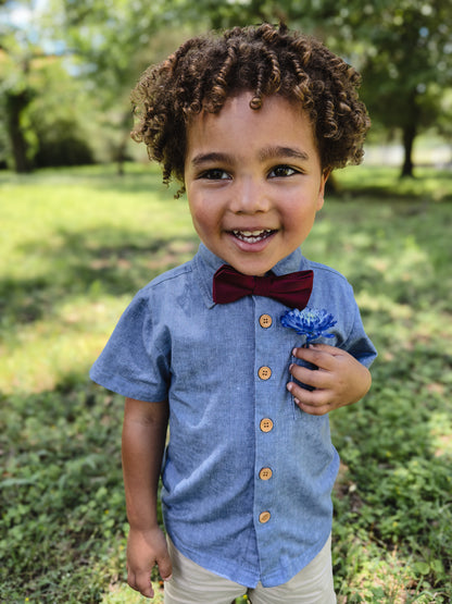 Shenandoah Chambray ~ Brave Button-up