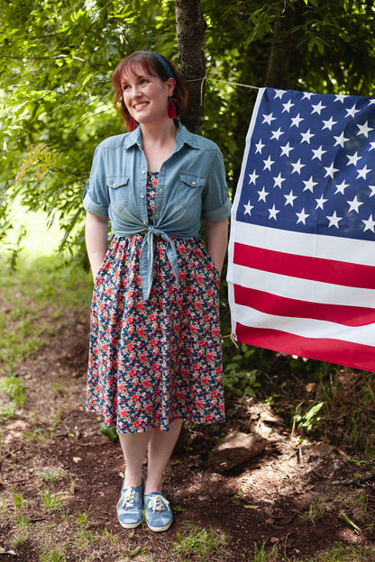 Independence Blossom ~ Homesteader Dress