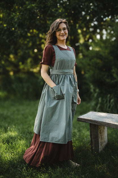 Olivewood ~ Pinafore Apron