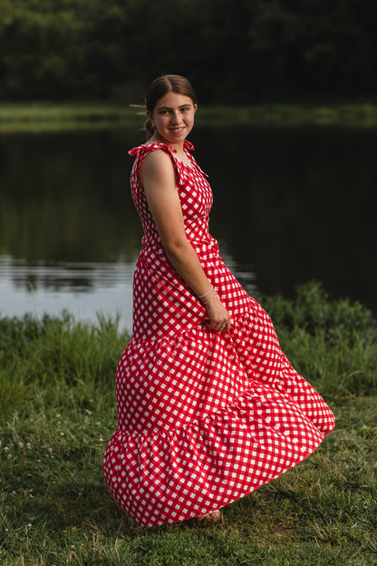Grenadine Gingham ~ Lenora Dress