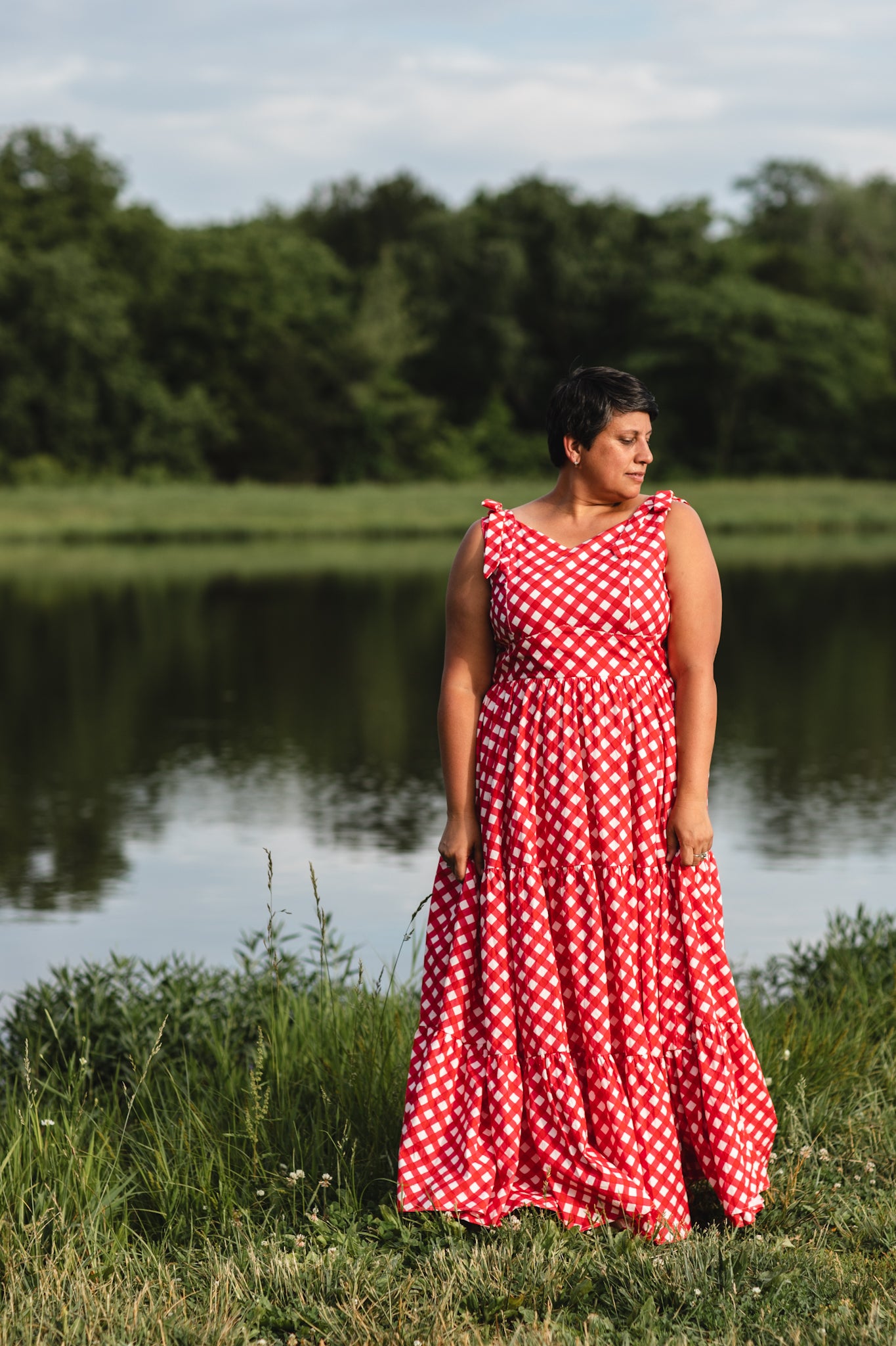 Grenadine Gingham ~ Lenora Dress
